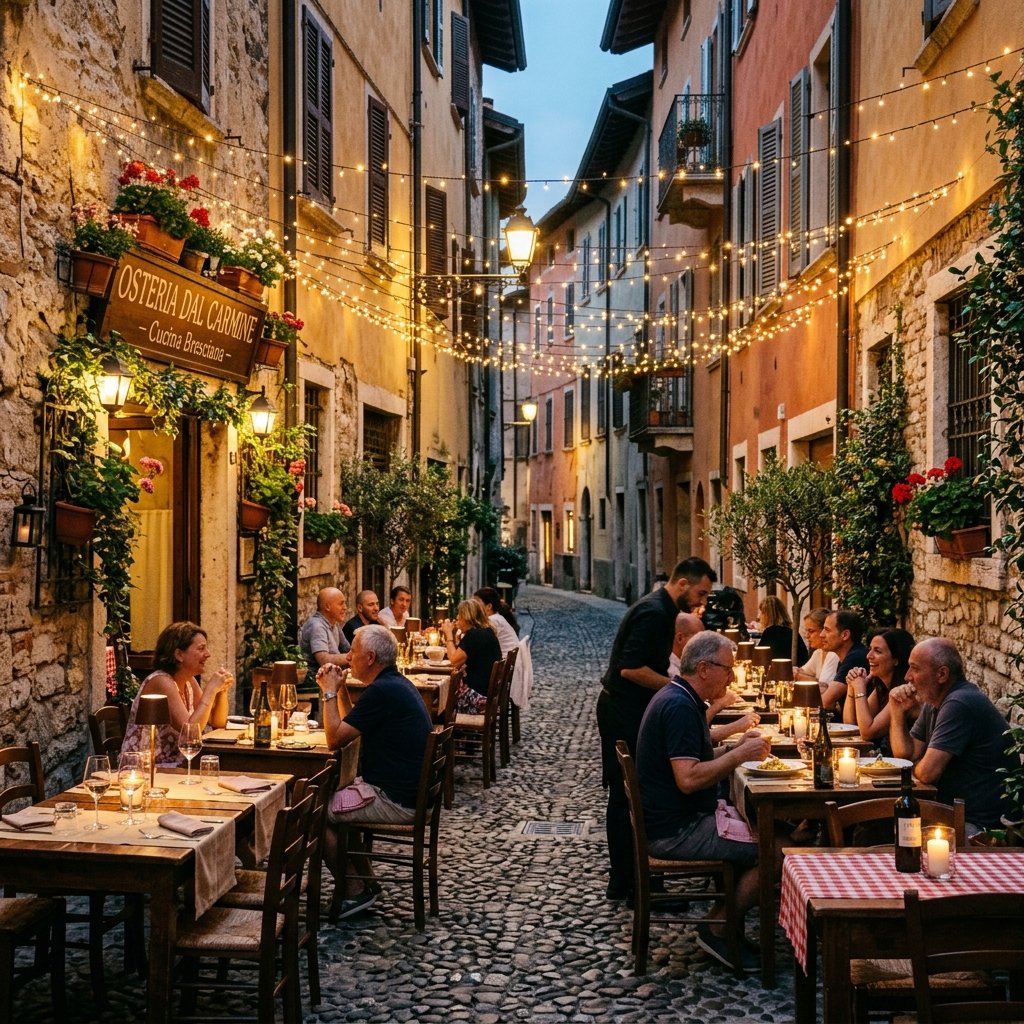 Dehors dell'osteria nel quartiere Carmine
